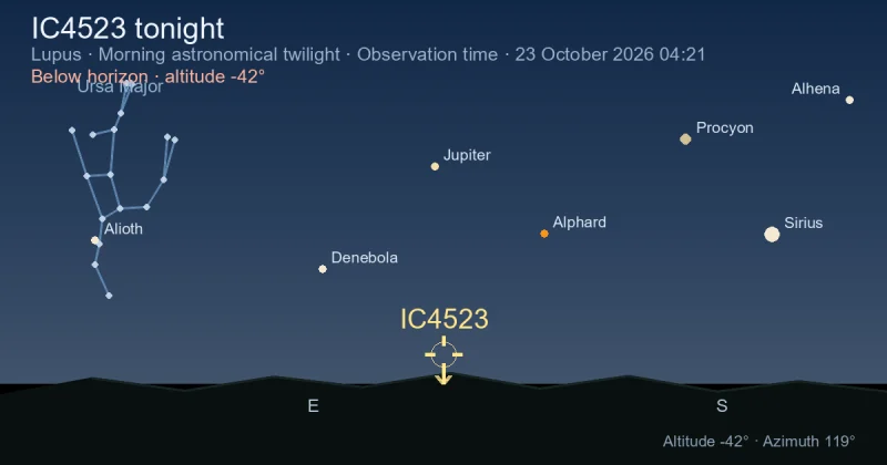 IC4523 tonight