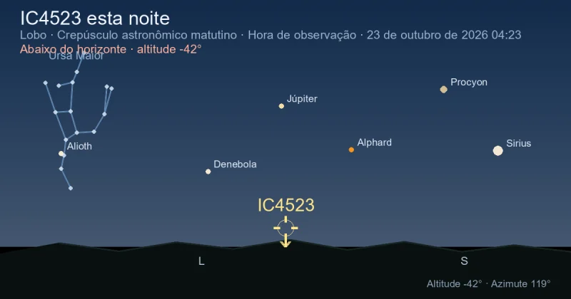 IC4523 esta noite