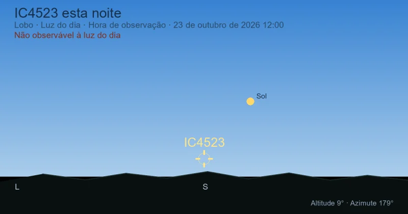 IC4523 esta noite