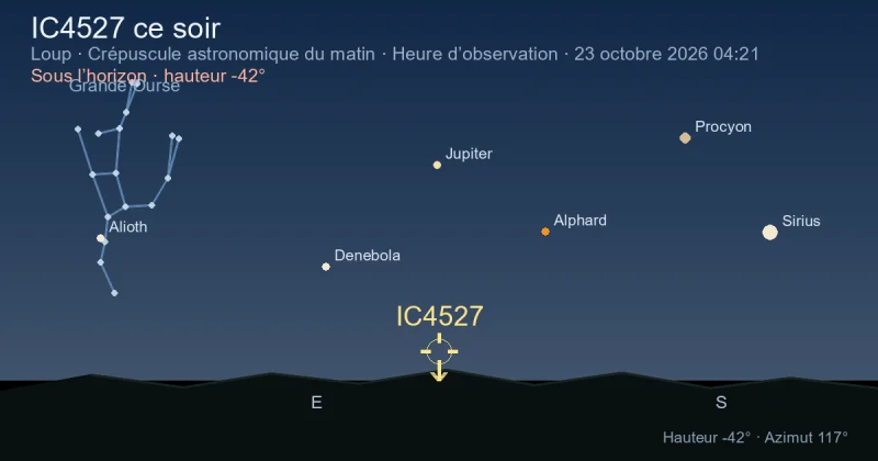 IC4527 ce soir