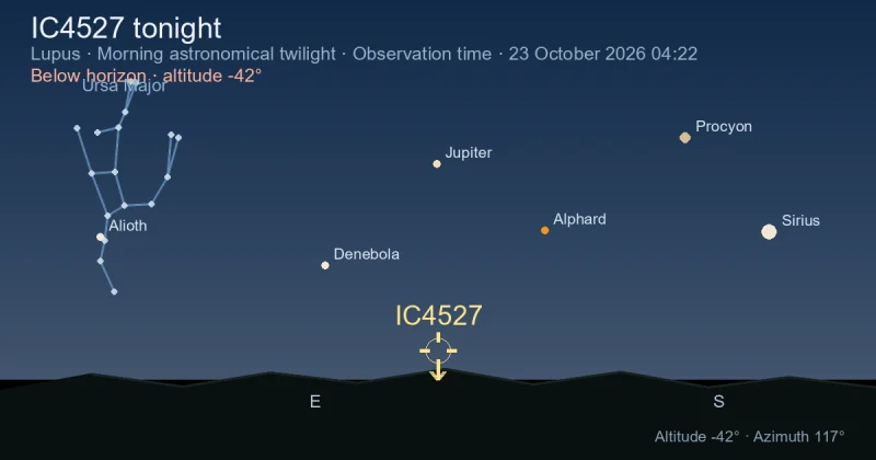IC4527 tonight