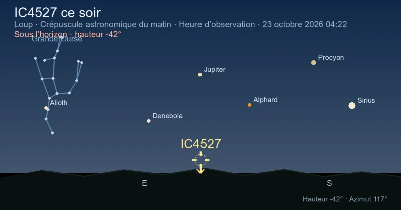 IC4527 ce soir