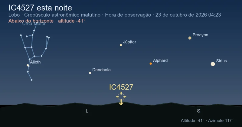 IC4527 esta noite