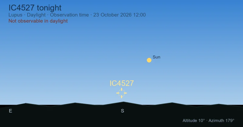 IC4527 tonight