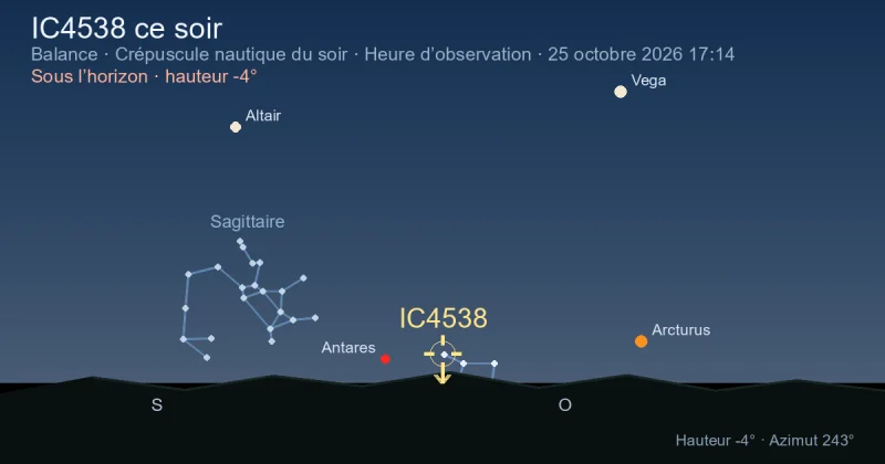 IC4538 ce soir