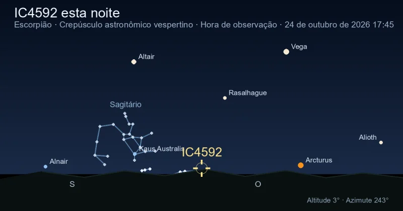 IC4592 esta noite