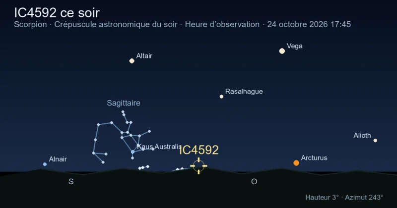 IC4592 ce soir
