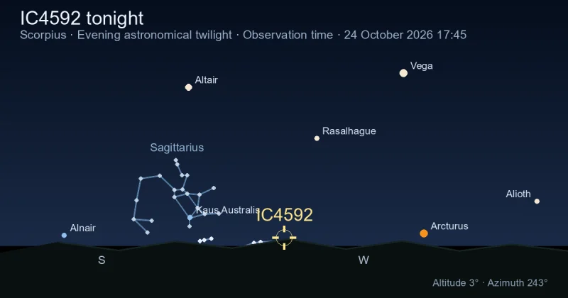IC4592 tonight