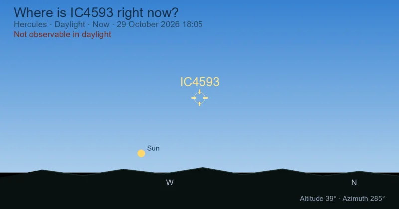 Where is IC4593 right now?