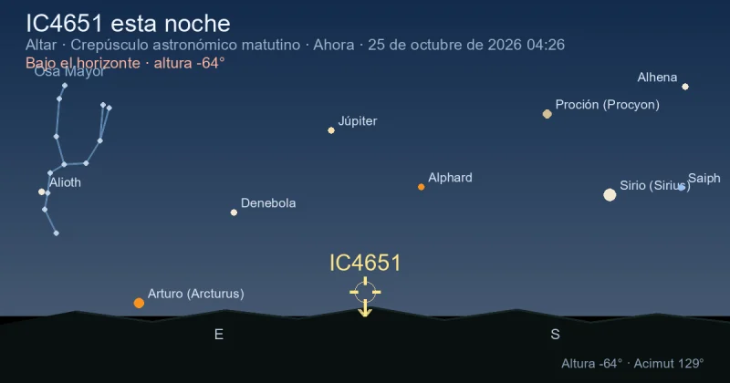 IC4651 esta noche