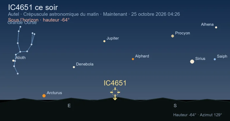 IC4651 ce soir