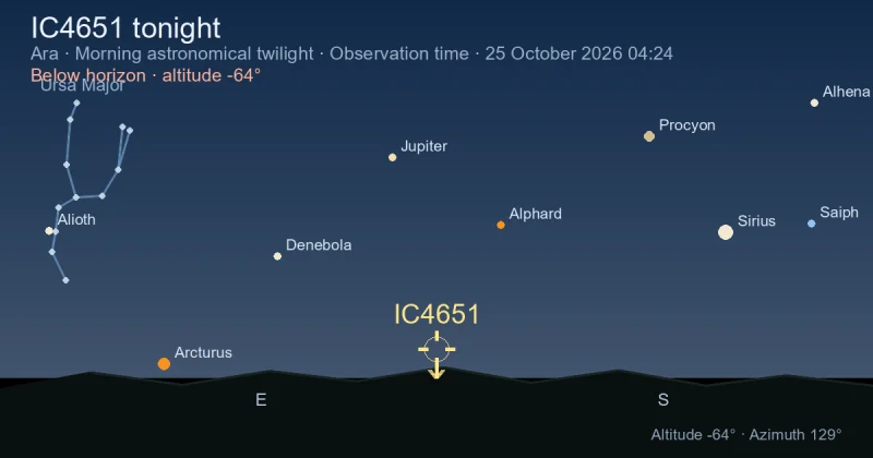 IC4651 tonight