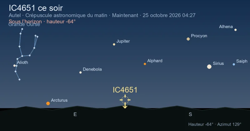 IC4651 ce soir