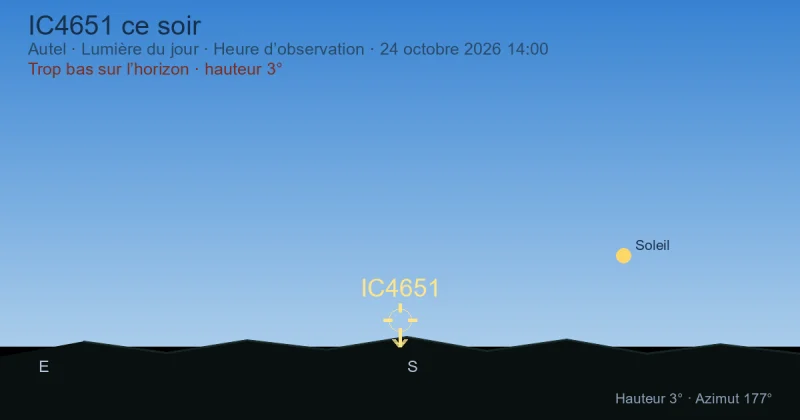 IC4651 ce soir