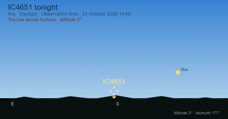 IC4651 tonight