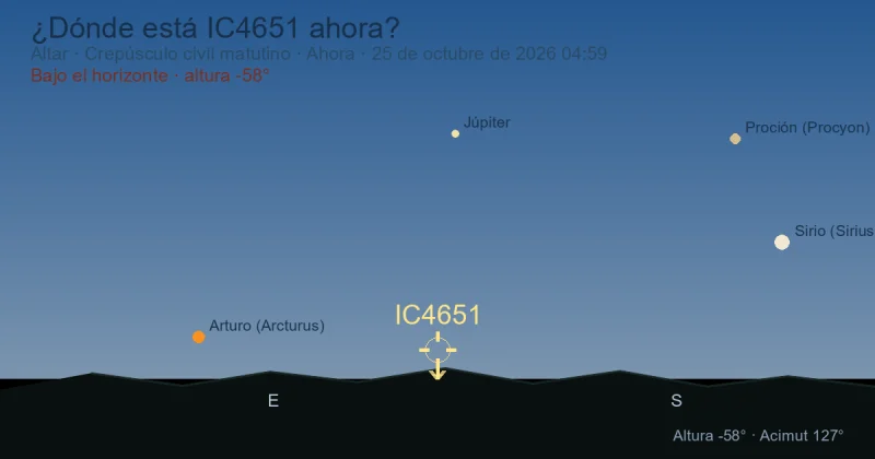 ¿Dónde está IC4651 ahora?