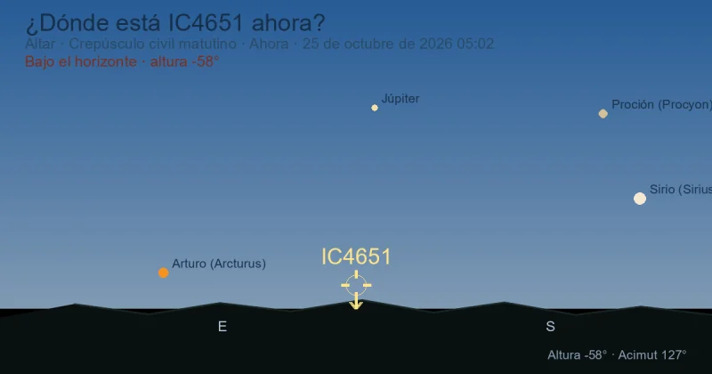¿Dónde está IC4651 ahora?