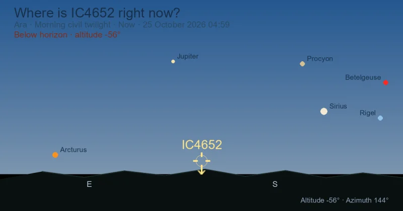 Where is IC4652 right now?