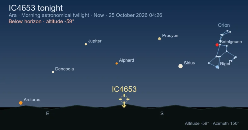 IC4653 tonight
