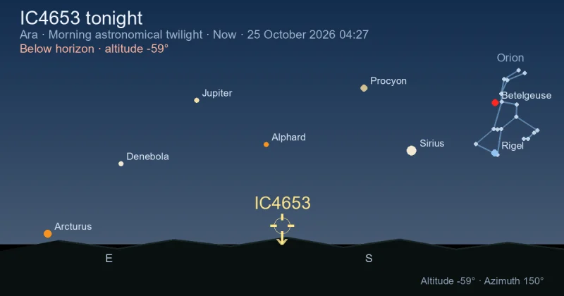 IC4653 tonight