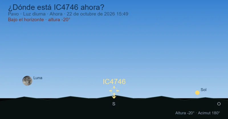 ¿Dónde está IC4746 ahora?