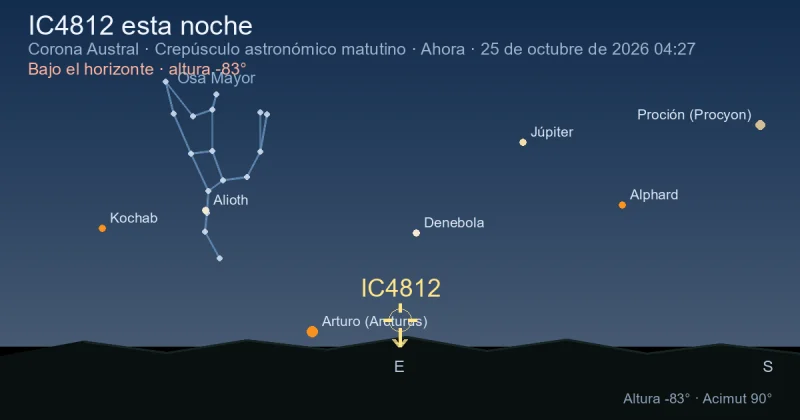 IC4812 esta noche