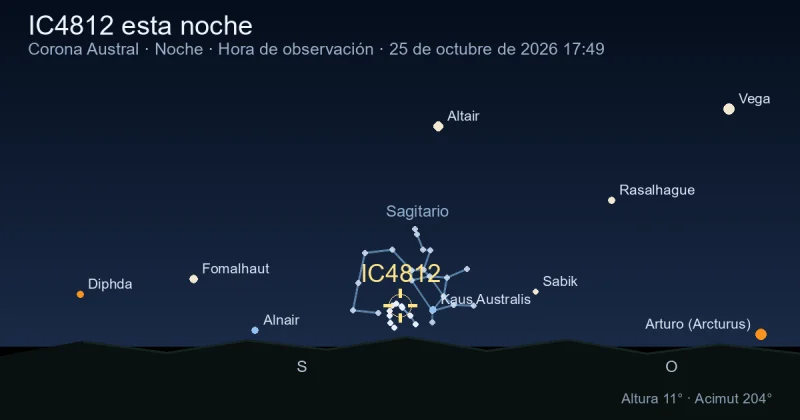 IC4812 esta noche