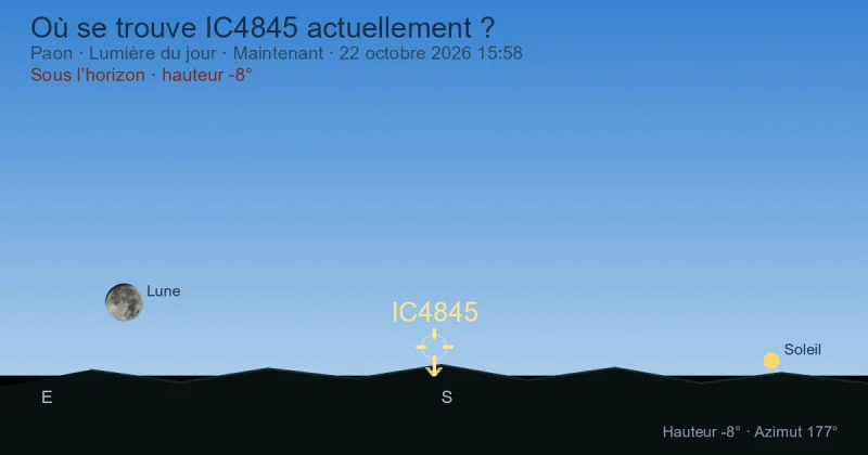 Où se trouve IC4845 actuellement ?