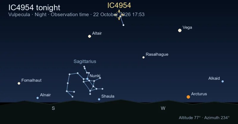 IC4954 tonight