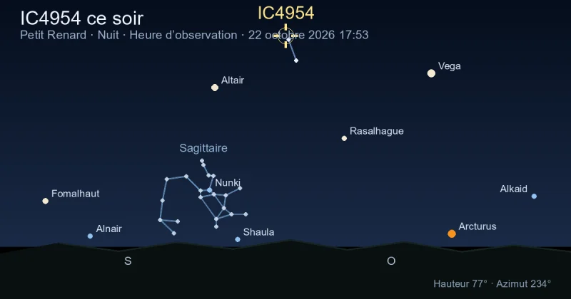IC4954 ce soir