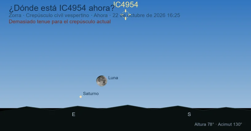 ¿Dónde está IC4954 ahora?