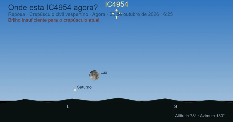 Onde está IC4954 agora?