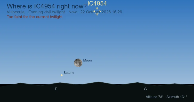 Where is IC4954 right now?