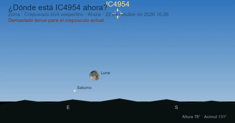 ¿Dónde está IC4954 ahora?