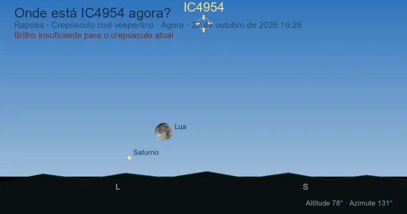 Onde está IC4954 agora?