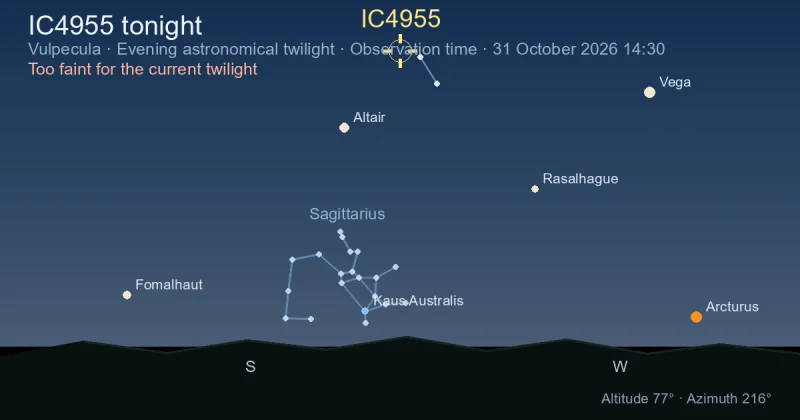 IC4955 tonight