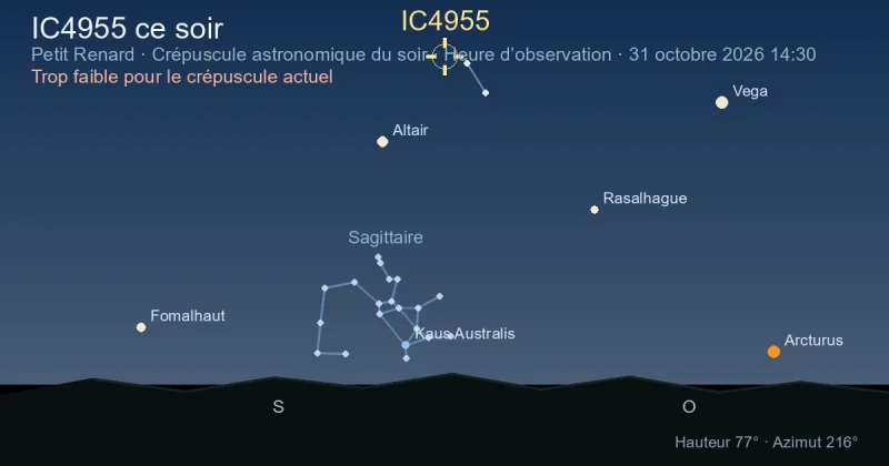 IC4955 ce soir