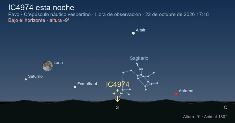 IC4974 esta noche