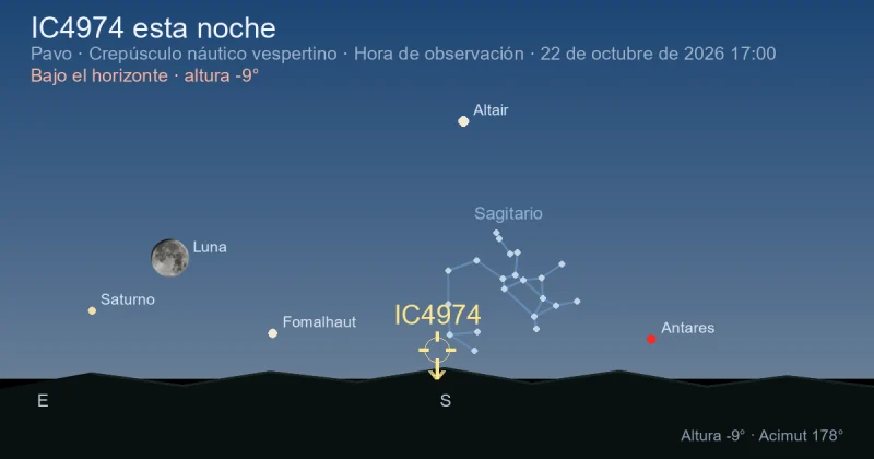 IC4974 esta noche