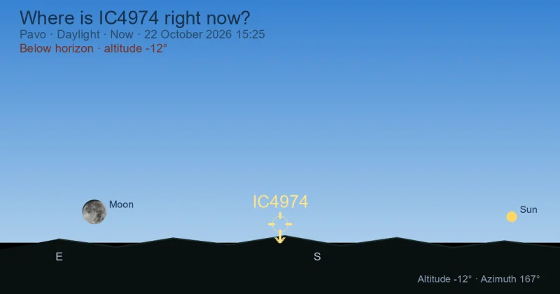 Where is IC4974 right now?