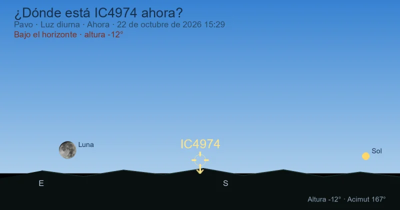¿Dónde está IC4974 ahora?