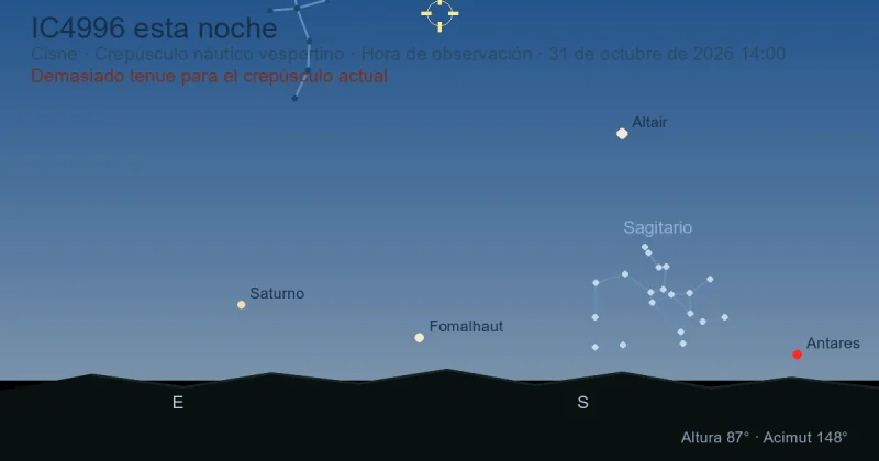 IC4996 esta noche