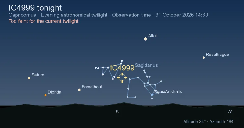 IC4999 tonight