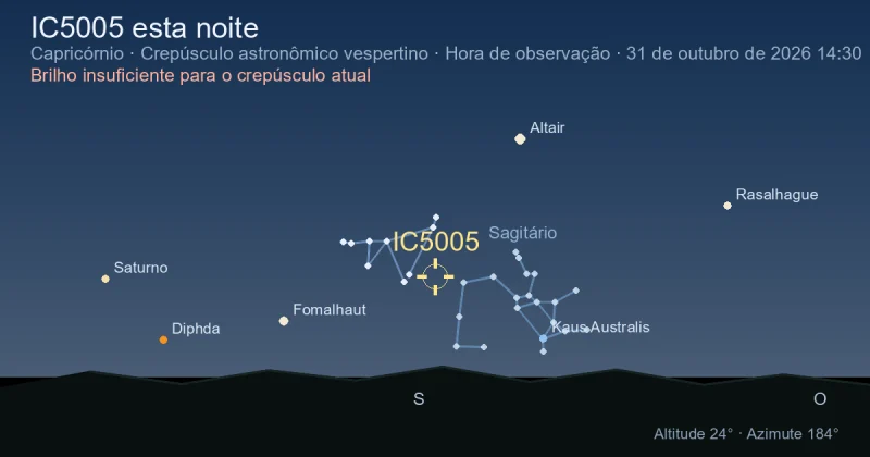 IC5005 esta noite