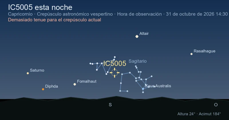 IC5005 esta noche