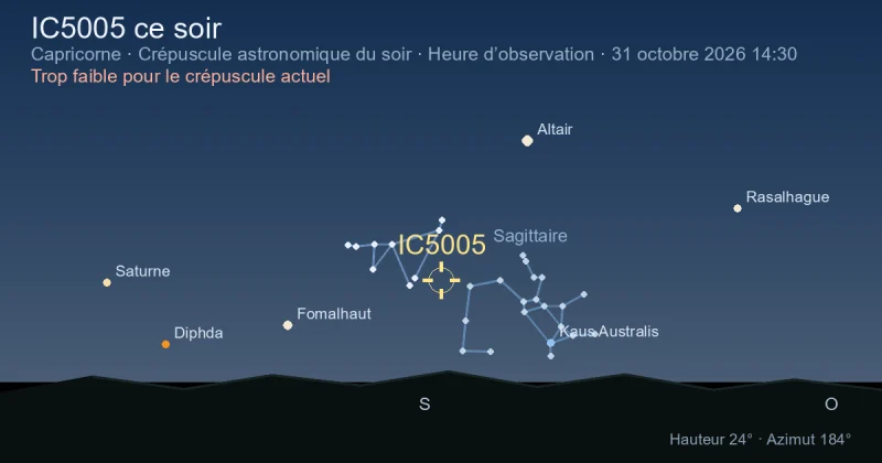 IC5005 ce soir