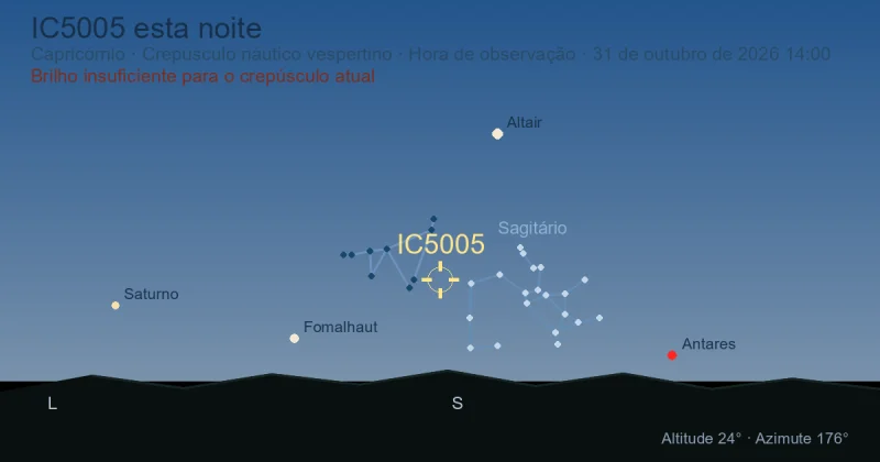 IC5005 esta noite