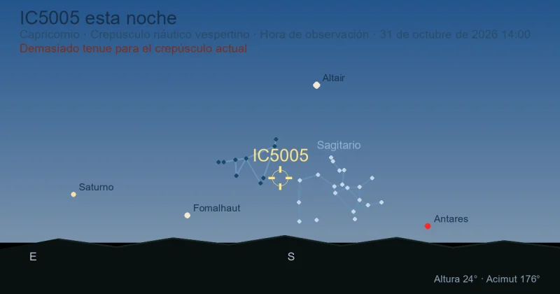 IC5005 esta noche