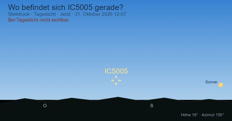 Wo befindet sich IC5005 gerade?