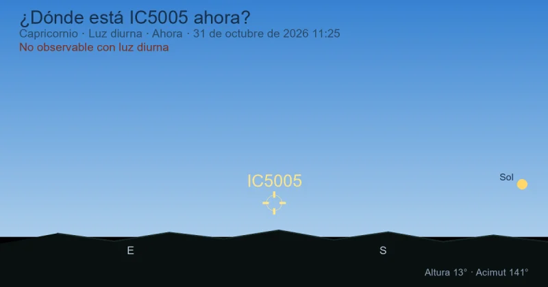 ¿Dónde está IC5005 ahora?